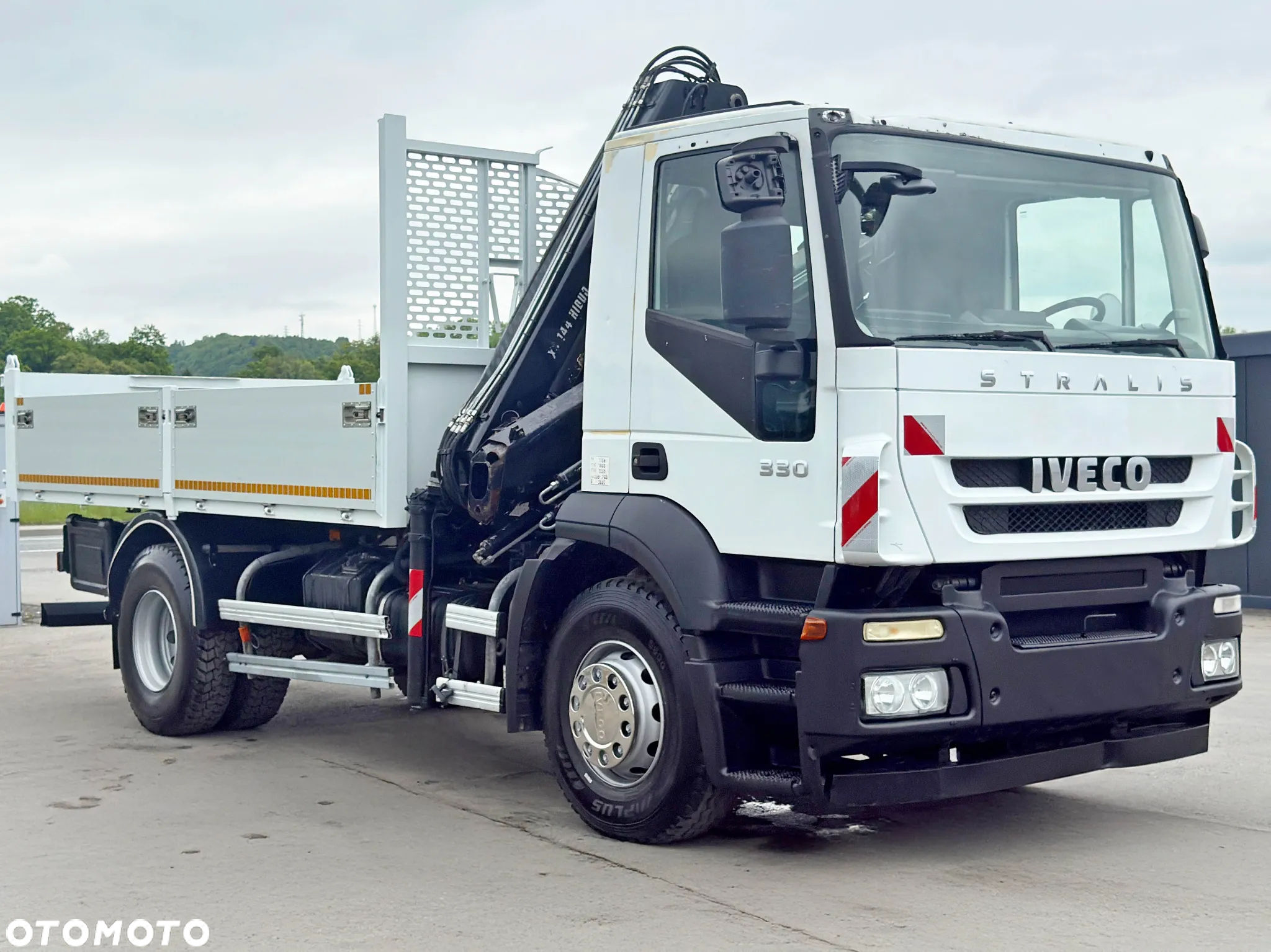Iveco STRALIS 330 * WYWROTKA 4,60 m + HIAB 144 BS-3 HIDUO * STAN BDB - 3