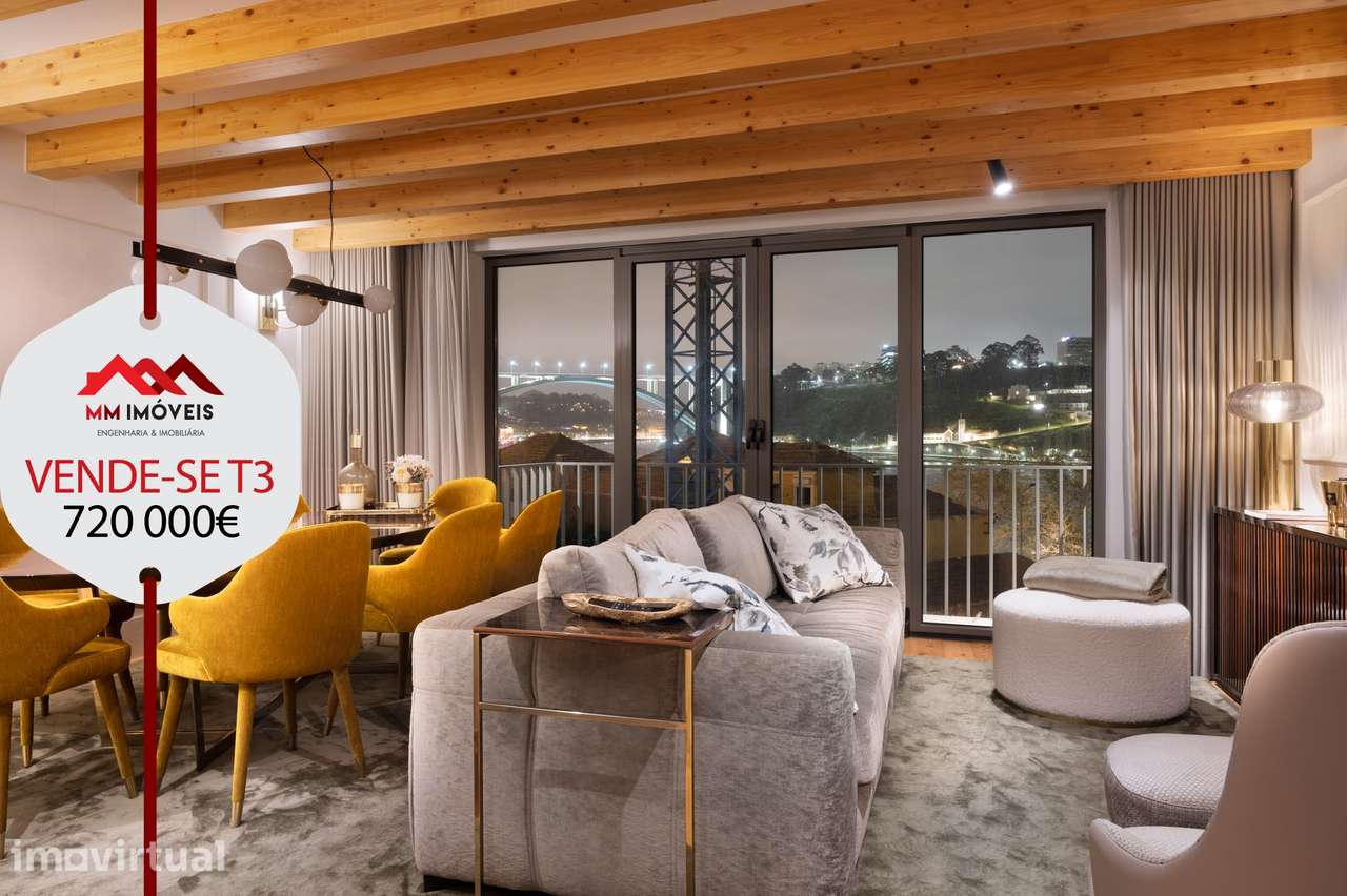 T3 Duplex | Vista Rio | Foz do Douro | Varanda | Porto | Luxo e Confor