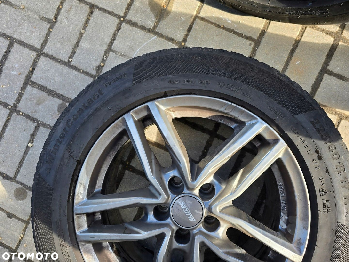 CONTINENTAL WINTERCONTACT TS850P 225/60R17 99H 6,5mm 4X 19R - 8