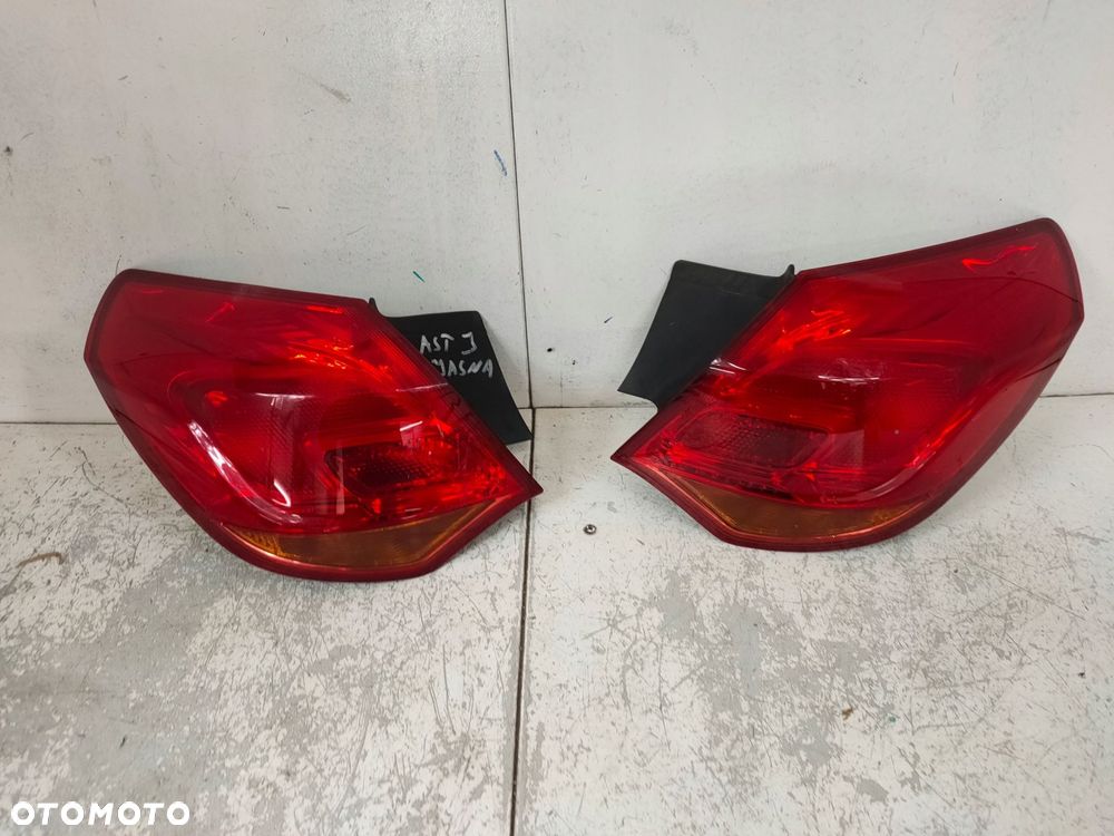 lampa prawa + lewa tył astra 4 j 5d hb jasna komplet - 5