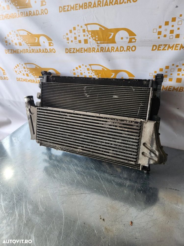 Grup Radiatoare Radiator Apa Clima Intercooler Termocupla Electroventilator Renault Megane 2 1.5 Dc - 1