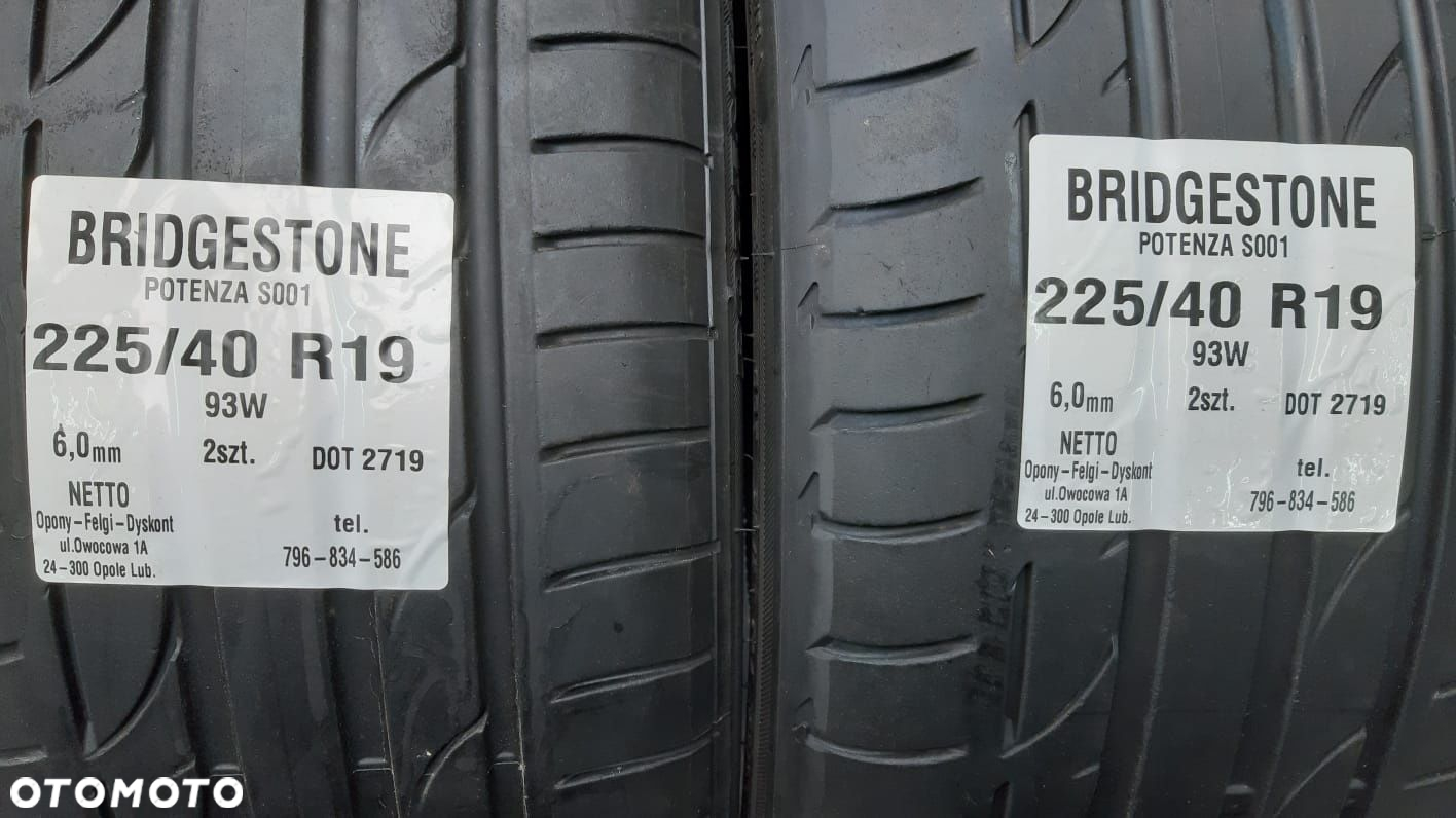 Opony Bridgestone 225 40 R19 - 2