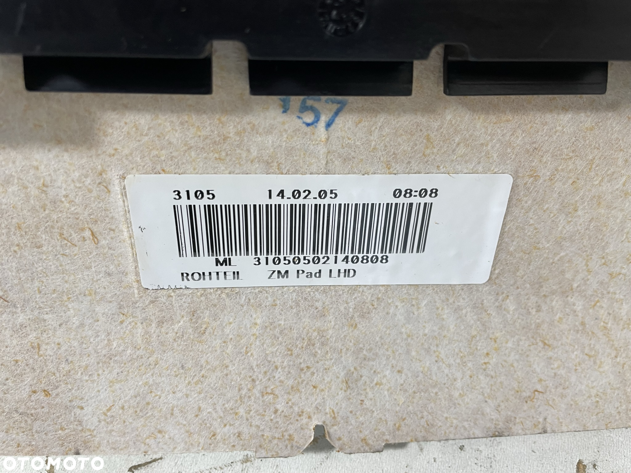 MITSUBISHI COLT VI 04-09 AIRBAG KONSOLA PASY CZARNA - 7