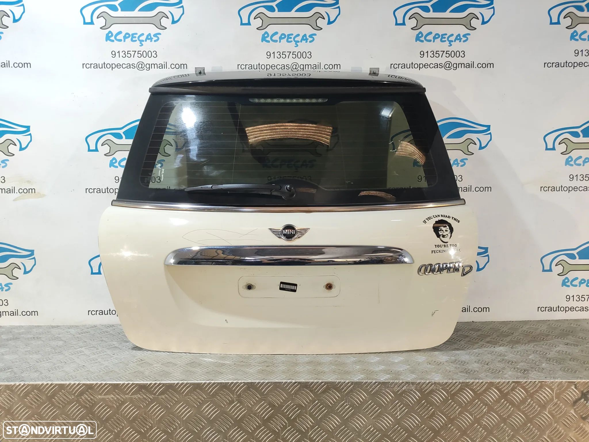 Tampa Porta Mala Mini R56 Cooper One Friso Spoiler 2006 - 2012 - 1