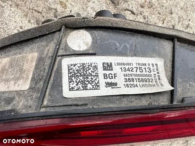 Lampa klapy tylnej tył Opel Astra K Kombi - 3