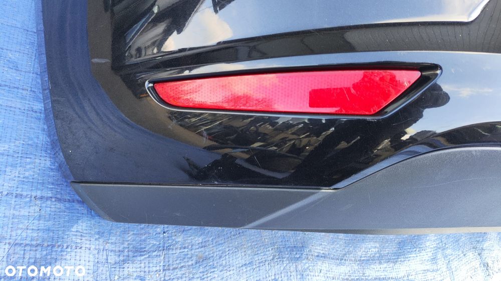 KLAPA ZDERZAK WZMOCNIENIE BELKA OSŁONA LAMPA TYŁ KOMPLETNY TYŁ DUPA CZARNY ORYGINALNY LAKIER SEAT LEON III 3 HB 5D 12-16r - 4