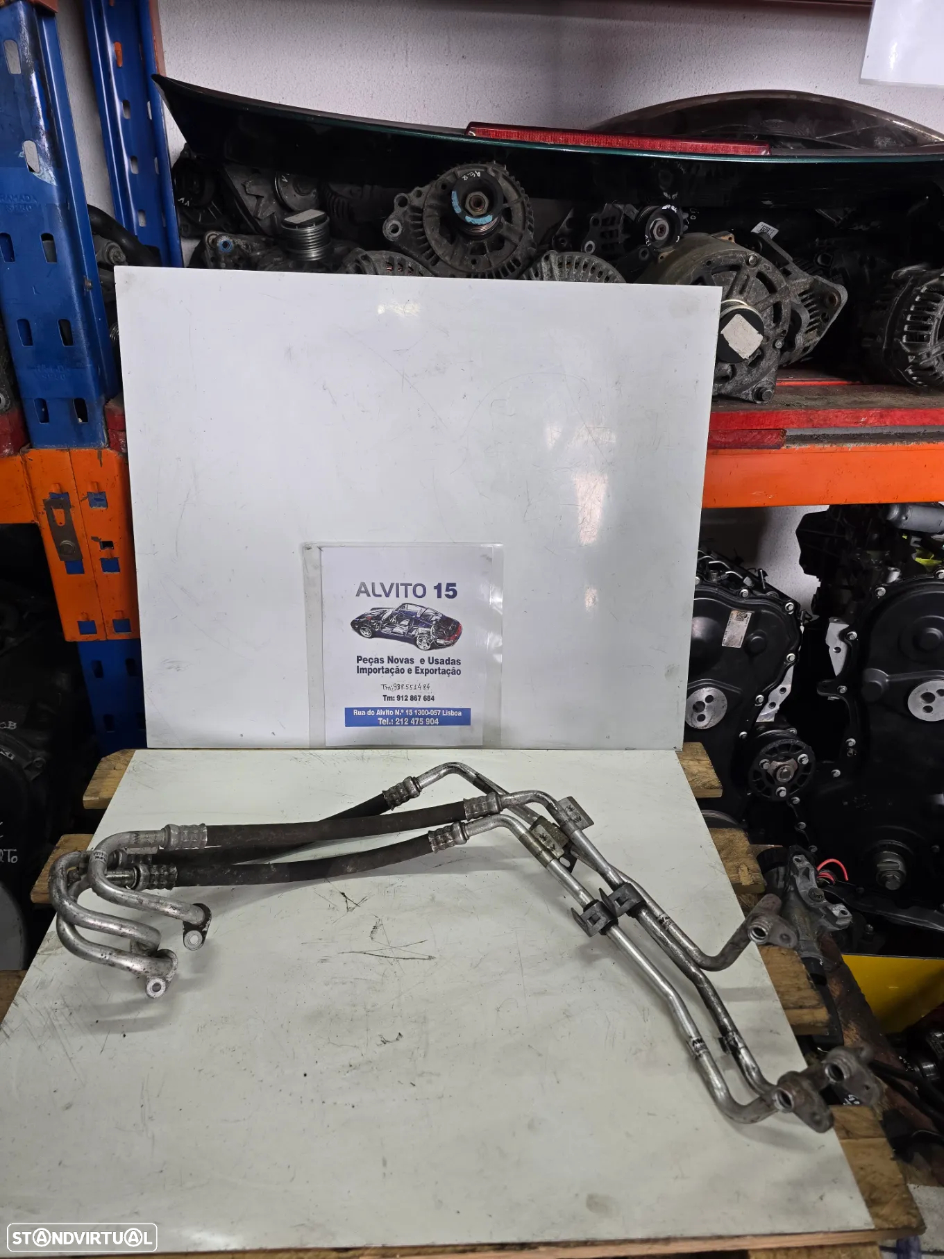 Tubos de ar condicionado Peugeot Expert 1.6 hdi - Citroen Jumpy  2018 - 2