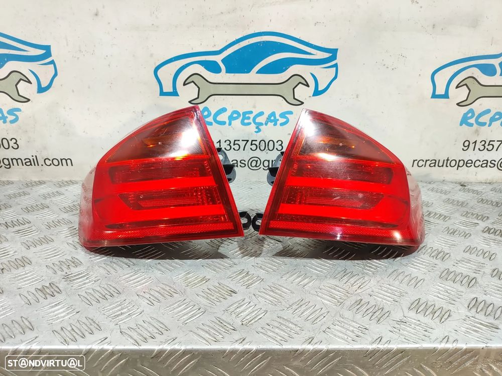 Farolim Farolins Led Traseiros Trás Esquerdo Direito BMW Serie 3 F30 Sedan Carro - 1