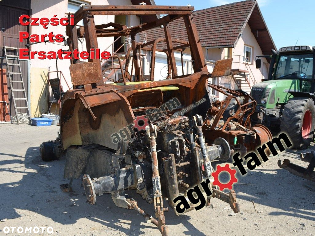 Hurlimann H6135 części, silni, skrzynia biegów, oś - 2