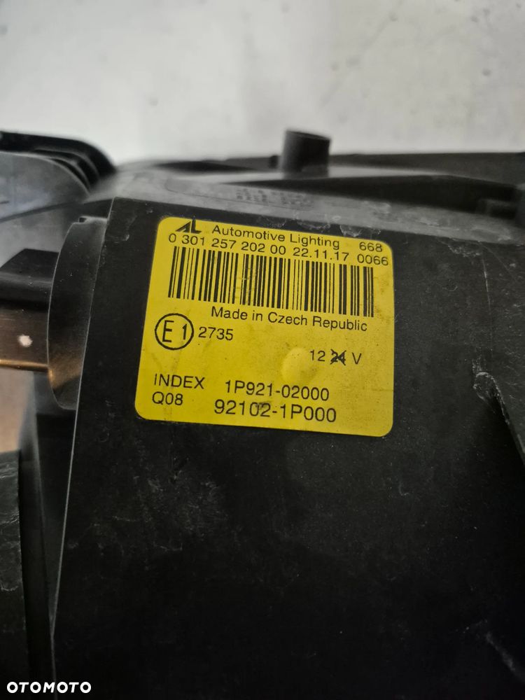 Kia Venga lampa przednia 92102-1P000 - 6