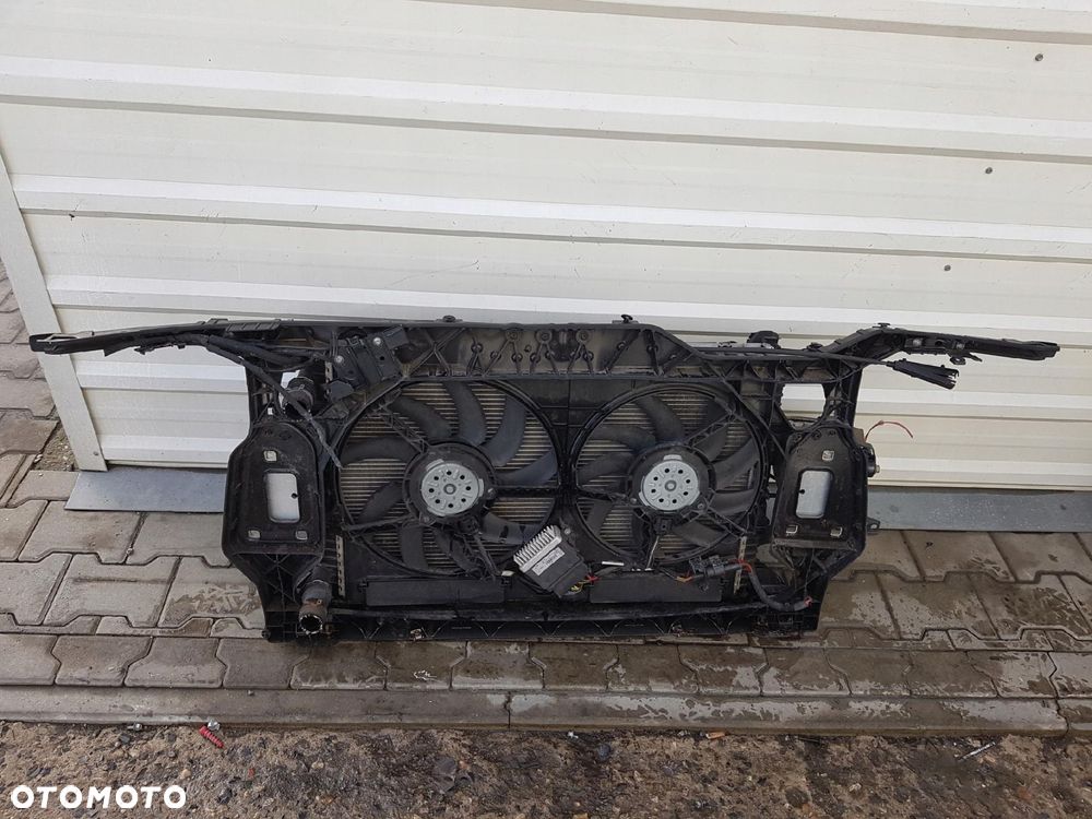 AUDI A4 B8 LIFT 11-15r 2.0 TDI PAS PRZEDNI CHŁODNICE WENTYLATORY MANUAL - 3