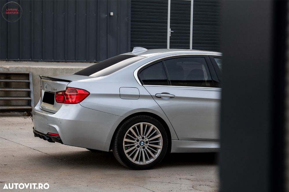 Difuzor Bara cu Toba Ornament Evacuare Fibra Carbon Mat BMW Seria 3 F30 F31 (2011-- livrare gratuita - 18