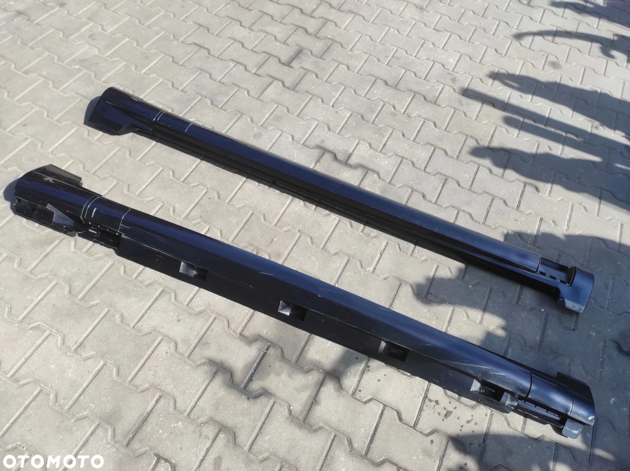 PRÓG PROGI NAKŁADKI LISTWY VW PASSAT B6 R LINE LC9X CZARNE WYSYŁKA !!!! - 1