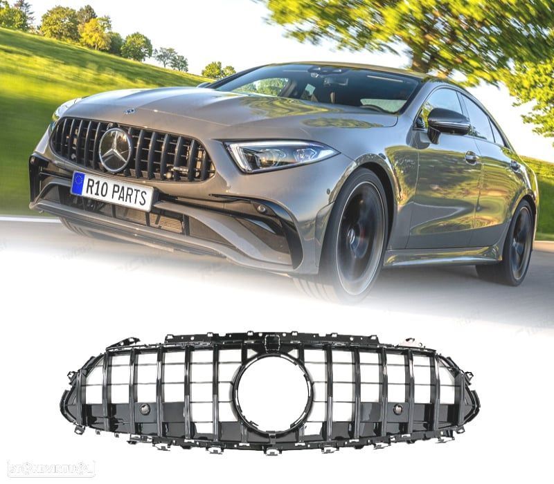 GRELHA MERCEDES W257 18-24 LOOK GTR PRETO BRILHANTE - 1