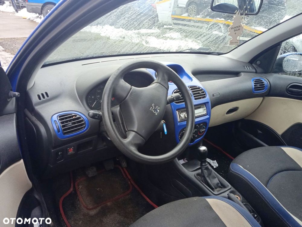 Na części Peugeot 206 1.1 B 5D kolor EGJB silnik HFX skrzynia maska klapa błotnik drzwi zderzak szyba - 4