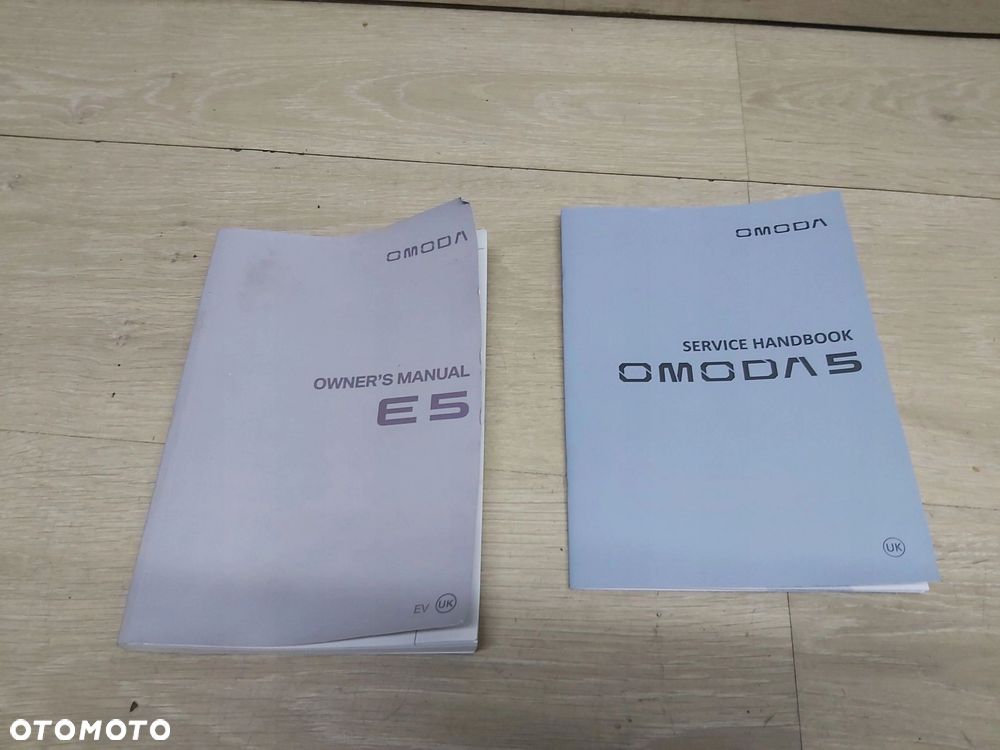 OMODA 5 E5 C5 Książka instrukcja obsługi Angielska - 1