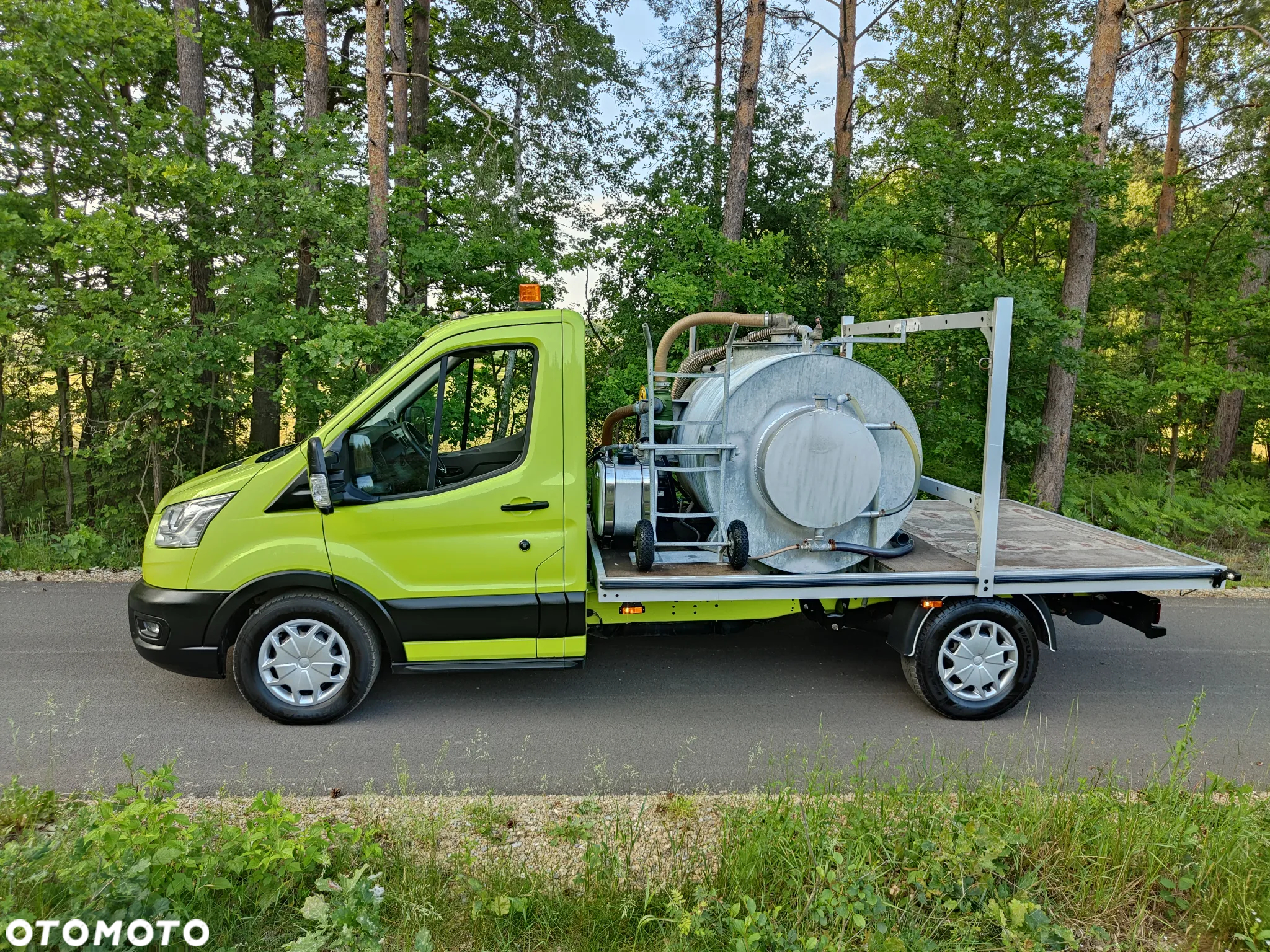 Ford Transit MK8 Toi Toi Asenizacyjny  2.0Tdci 130PS 17.02.2022r Klima Esp Euro 6 Oryginalny Przebieg 80 tys  Led Tempomat Skorzana Kierownica - 10