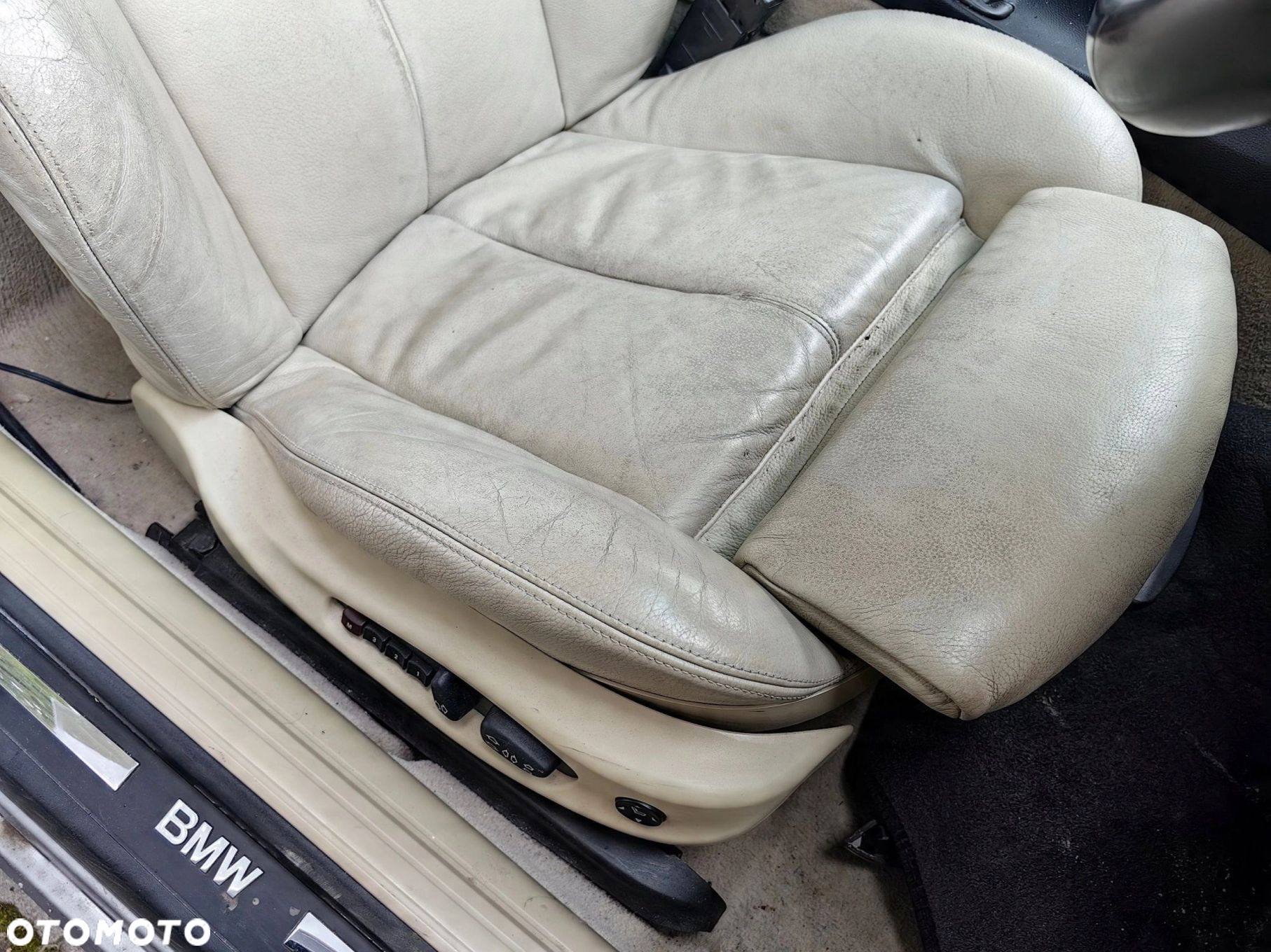 Fotele kanapa boczki BMW e63 SPORTSITZE skóra podgrzewane komplet - 6