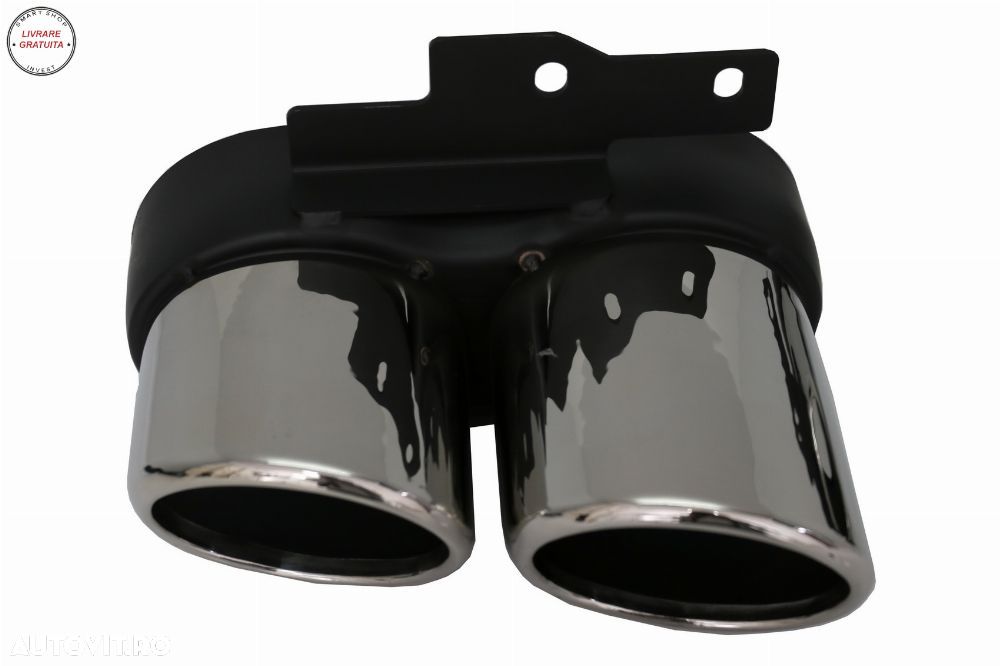 Difuzor Bara Spate si Ornamente Evacuare Audi A6 C8 4K Avant Sedan (2018-up) S6 De- livrare gratuita - 9