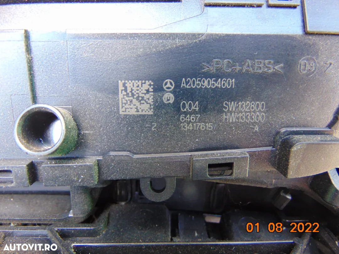 Panou control radio Mercedes C Class w205 GLC W253 panou radio navigatie X253 - 2