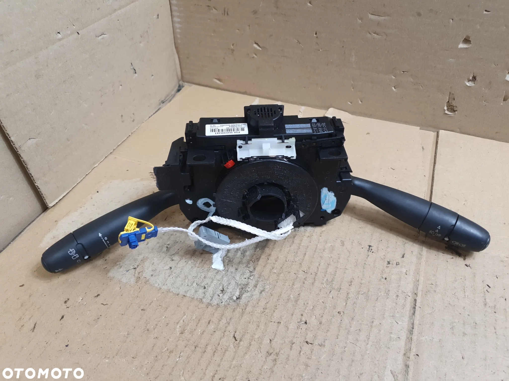 } PRZEŁĄCZNIK ZESPOLONY ŚWIATEŁ KIERUNKOWSKAZÓW AIRBAG PEUGEOT 307 308 96659953XT - 4