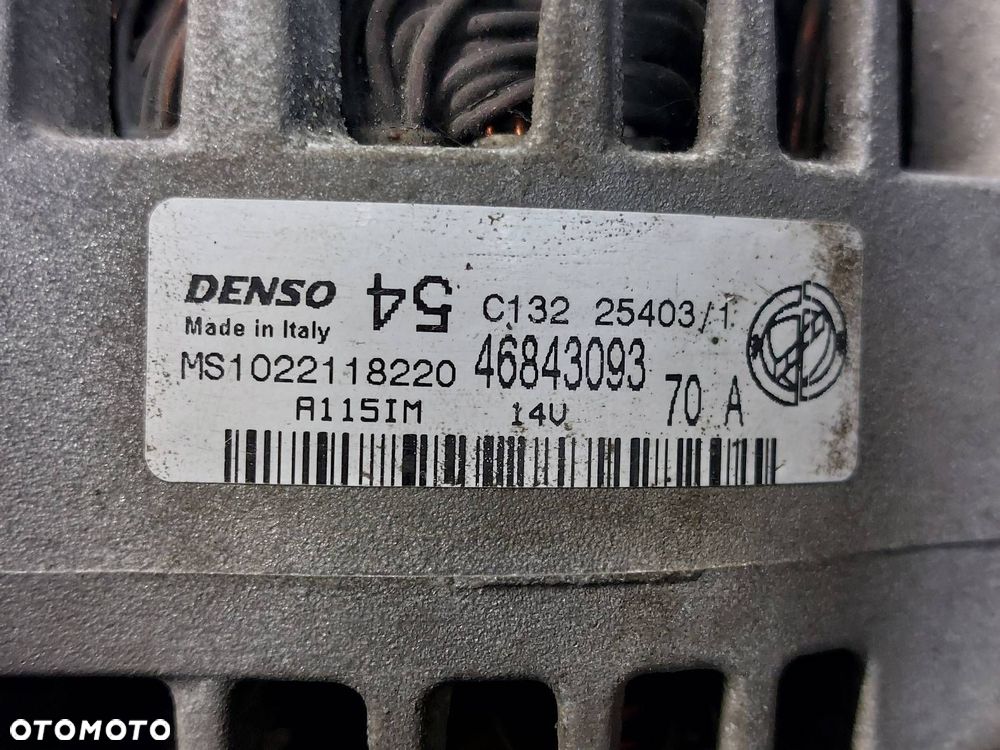 ALTERNATOR FIAT PUNTO II 1.2 8V 46843093 ID: 236998 - 3