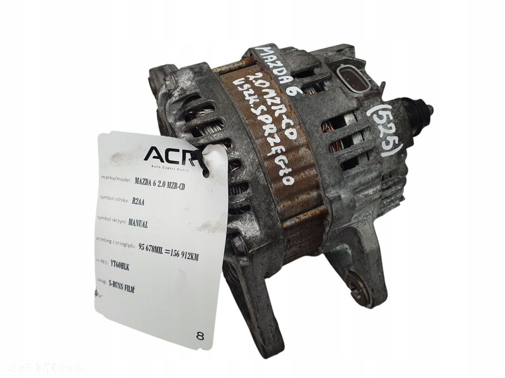 ALTERNATOR Mazda 6 GH 2.0 MZR-CD A2TJ0681A - 11