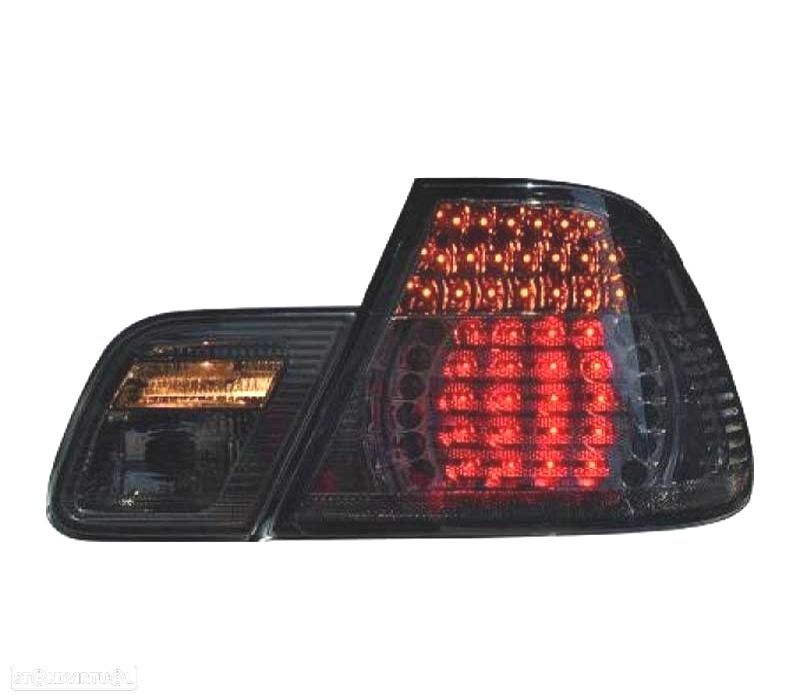 FAROLINS TRASEIROS LED BMW E46 01-05 ESCURECIDO LOOK M3 - 3