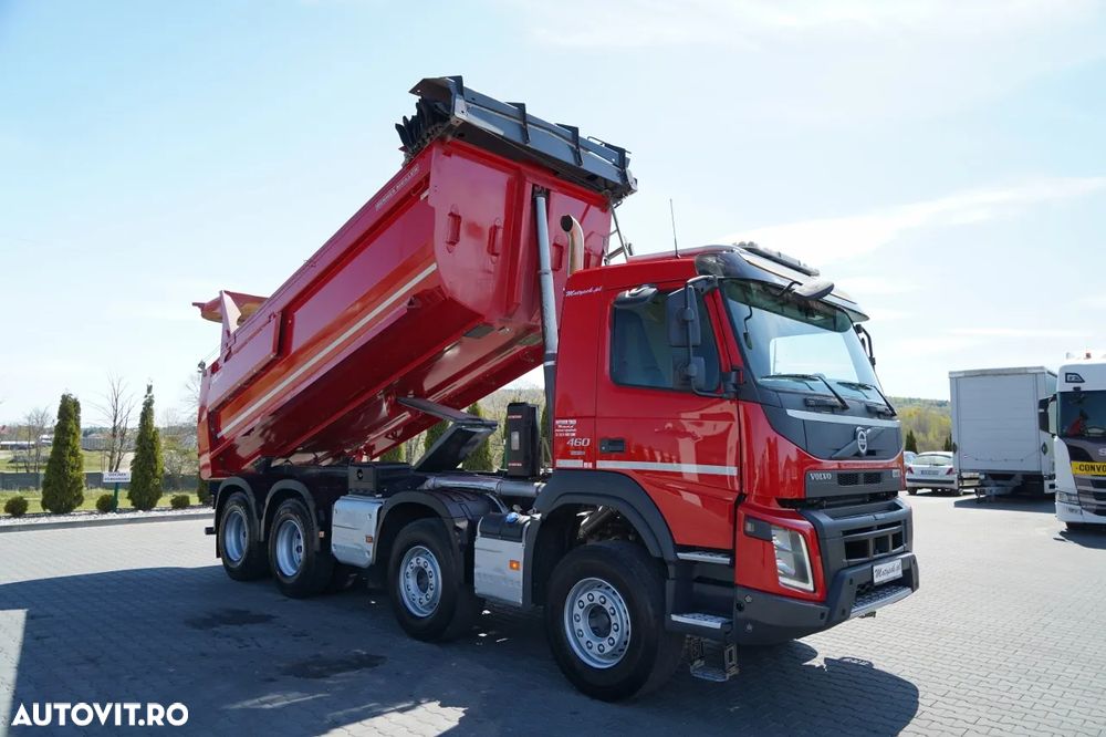 Volvo FMX 460 / 8x4 / BASCULATOR SPATE / I-SHIFT / EURO 6 / - 8