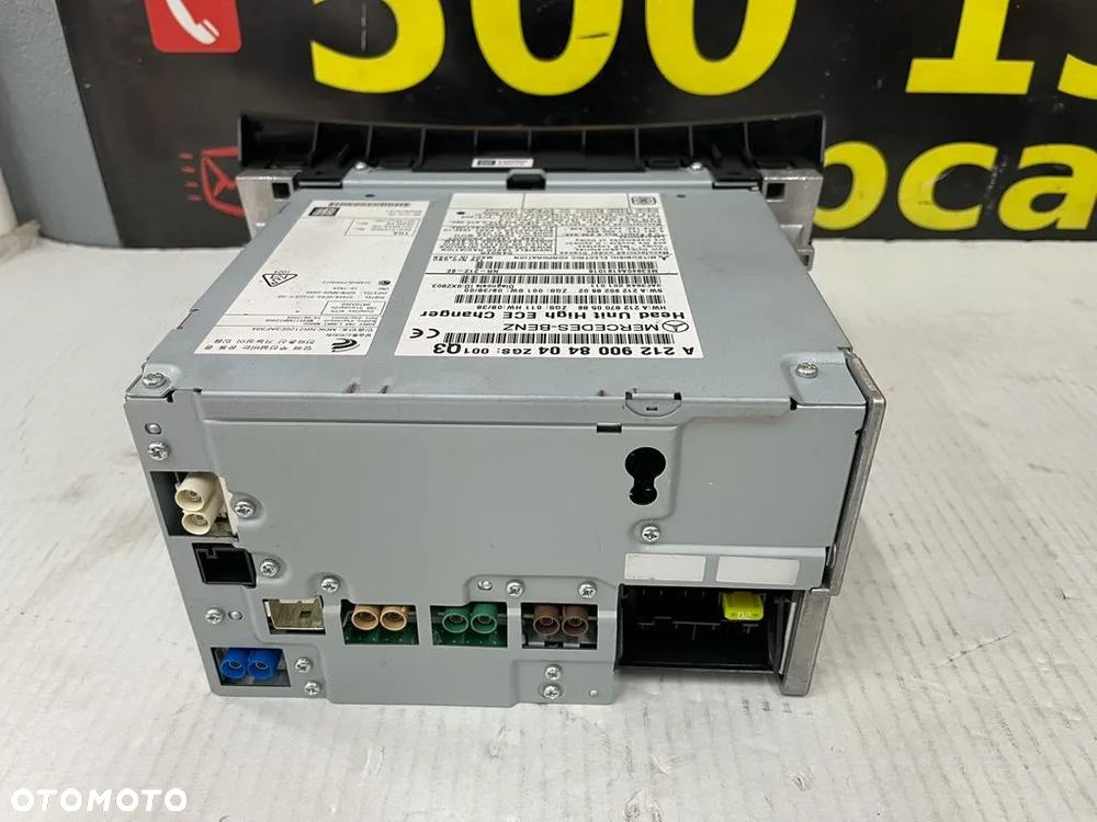 RADIO PANEL NAWIGACJA WYŚWIETLACZ MERCEDES E W212 A2129008404 - 3