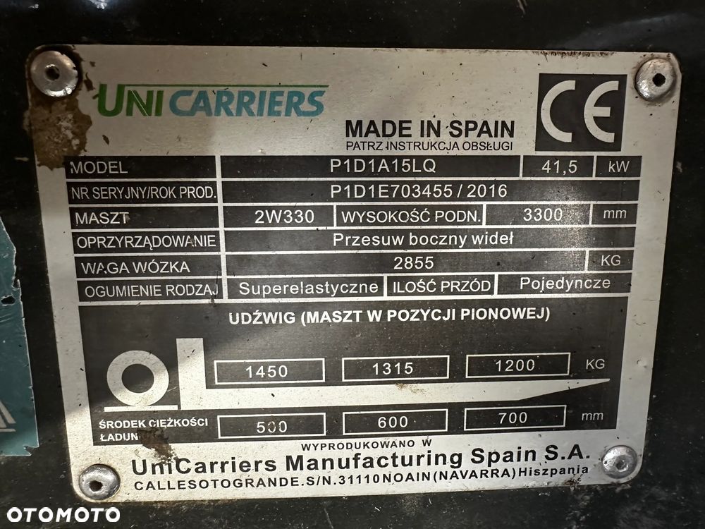 UniCarriers P1D1A15LQ - 15