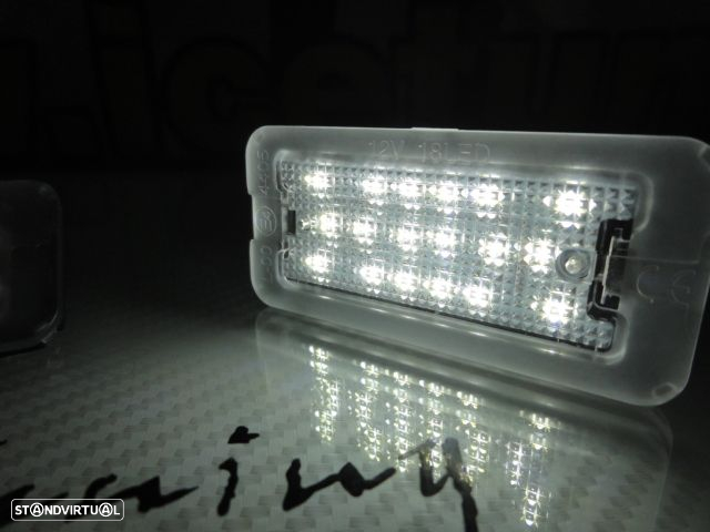 Suporte De Lâmpada De Matricula Com Led Branco Fiat 500 / 500 Abarth / 500 CABRIO 2007-2020 - 21