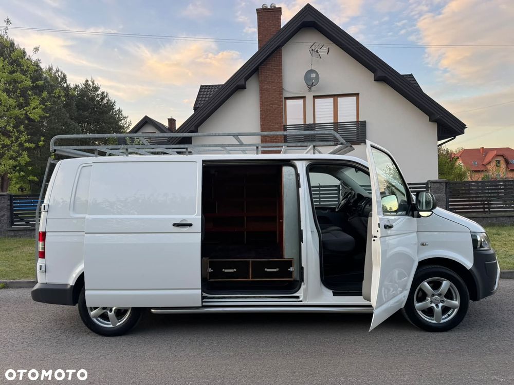 Volkswagen TRANSPORTER L2H1 LIFT Długi Klima Duże Radio Tempomat Furgon 3os. Rury - 21