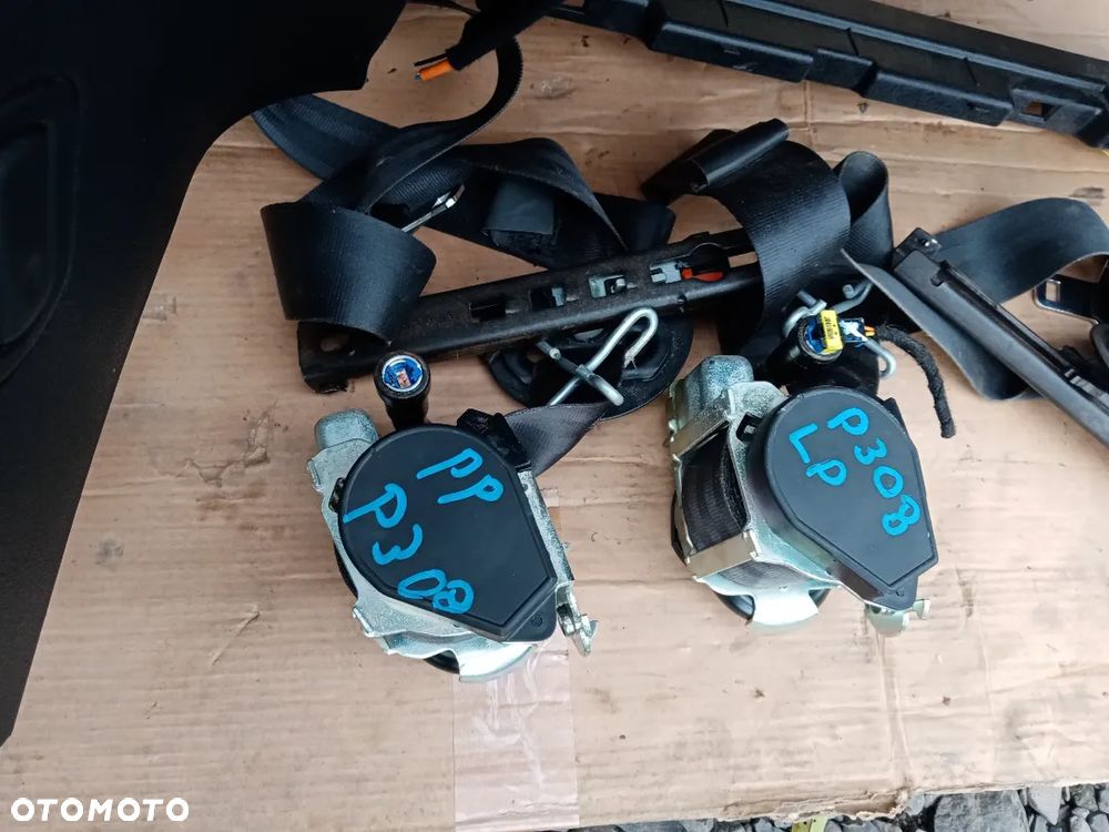 Konsola Airbag pasy Peugeot 308 T7 poduszki komplet - 11