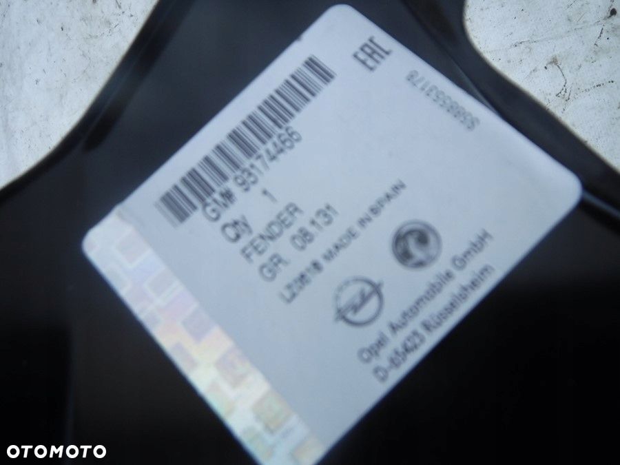 OPEL MERIVA A BŁOTNIK PRZÓD NOWY ORYGINAŁ - 2