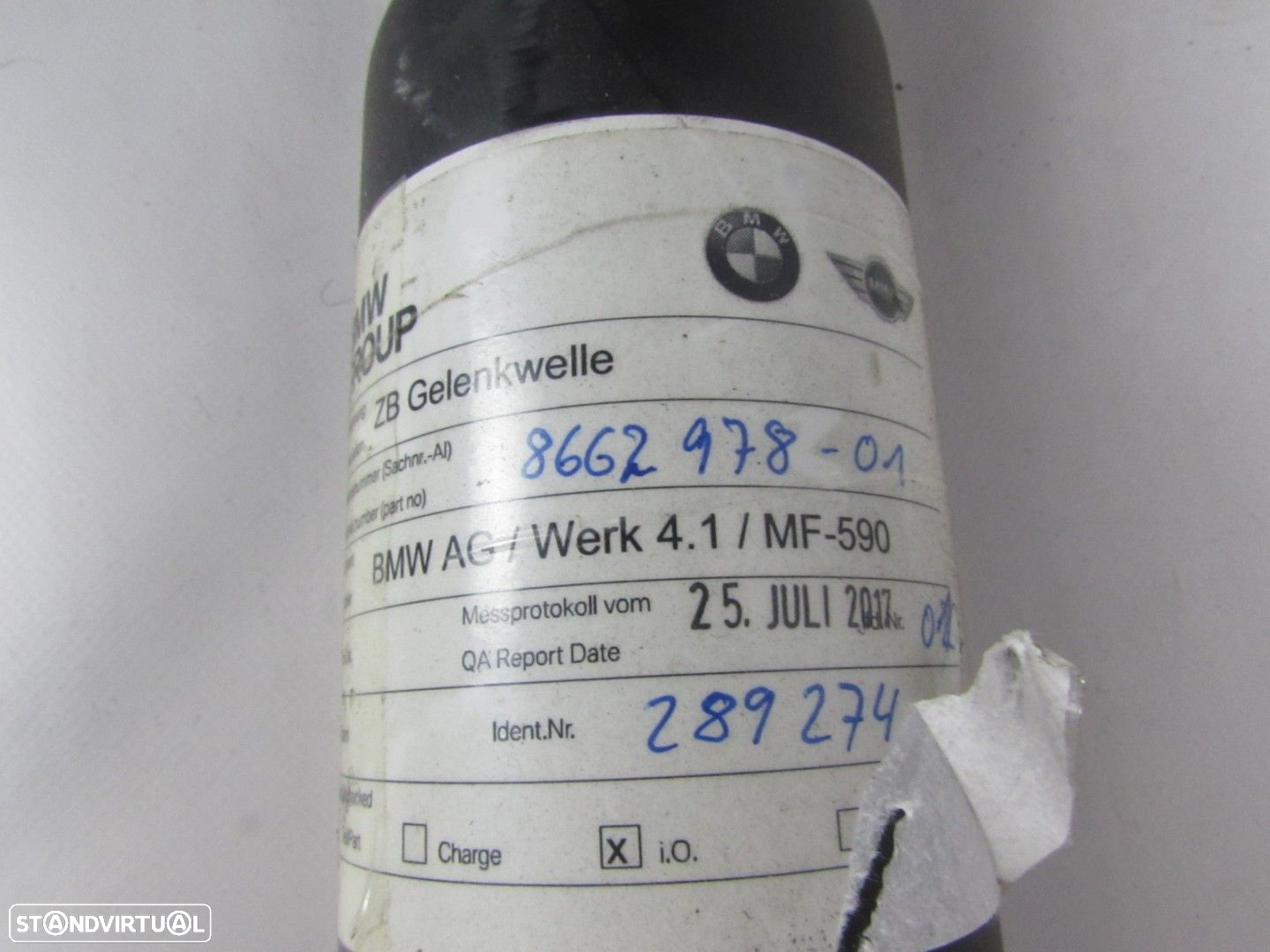 Transmissão Central Seminovo/ Original BMW 7 (G11, G12) 26108671029 - 2