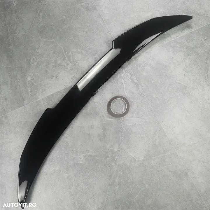 Eleron Lip Portbagaj Codita BMW G22 Coupe, Model PSM, Negru Lucios - 5