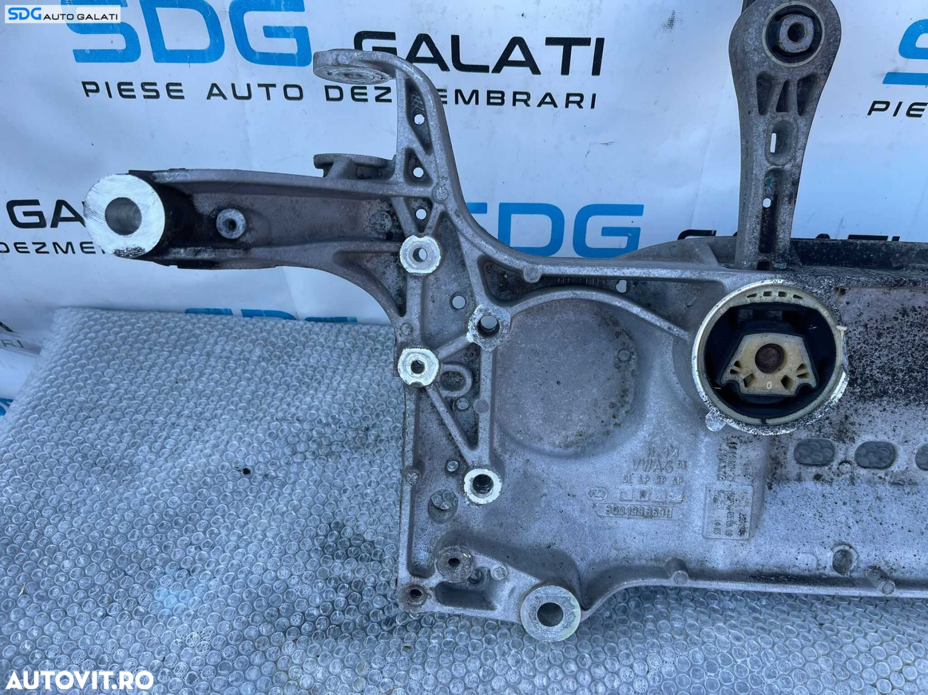 Jug Cadru Punte Fata Suport Tampon Motor Volkswagen Passat B7 2010 - 2015 Cod 3C0199369H [L7081] - 3