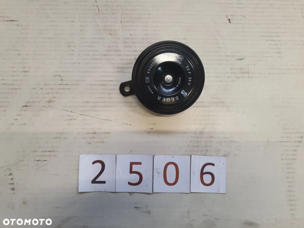 Klakson, sygnał dźwiękowy  6 szt. 24V 50F V033026  0020048 - 1