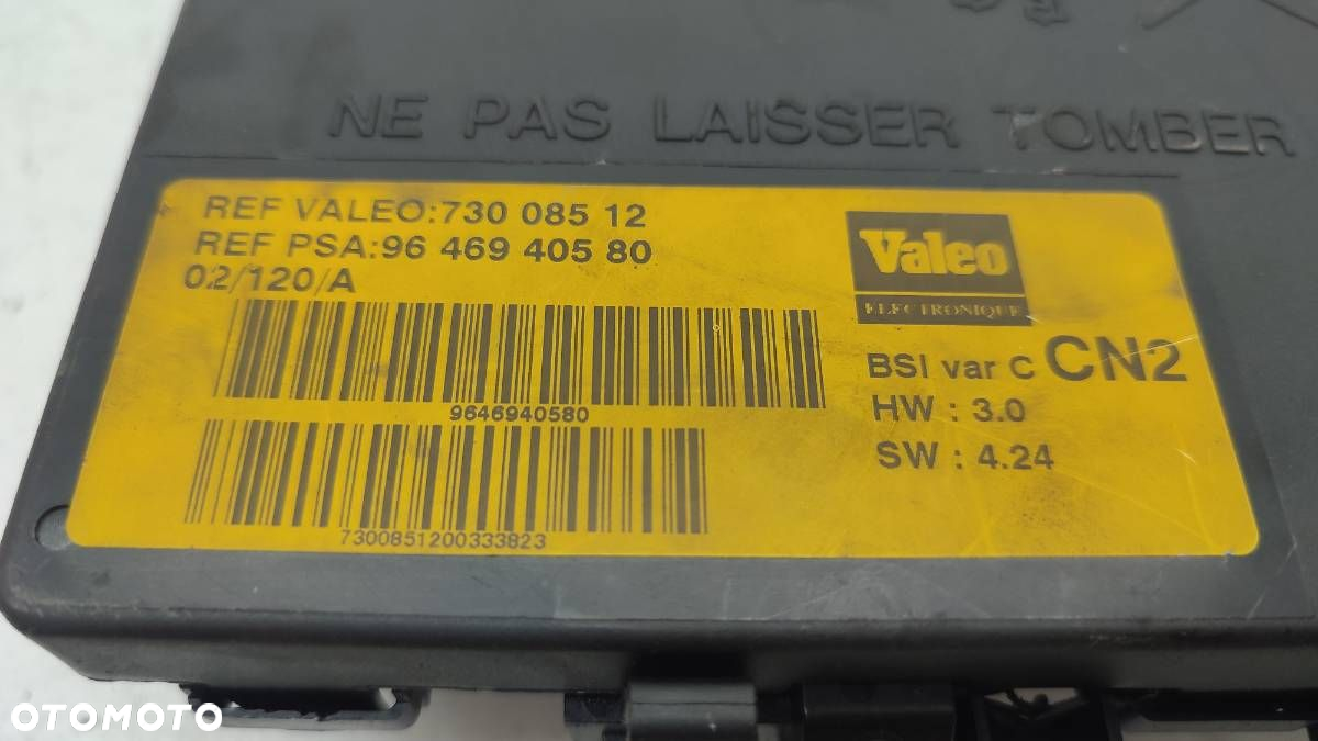 MODUŁ BSI 9646940580 CITROEN XSARA I LIFT EU - 2