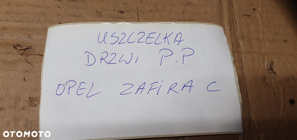 Uszczelka drzwi prawy przód przednia prawa Opel Zafira C 13259937 - 7