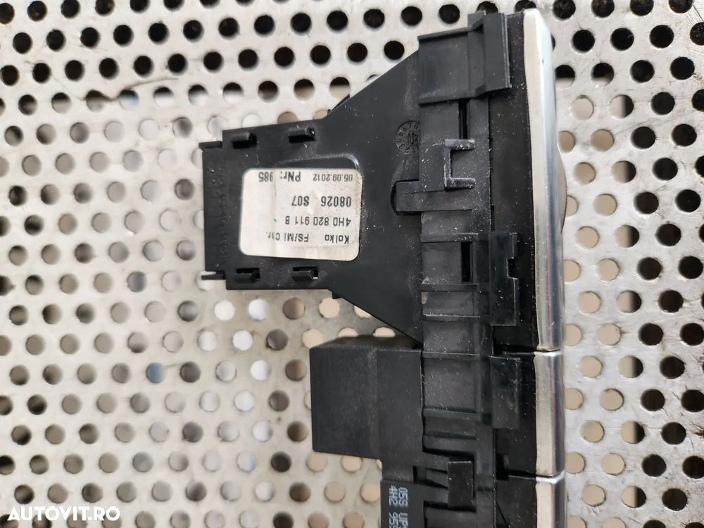 Butoane Buton Bord Audi A8 4H D4 An 2010-2011-2012-2013-2014-2015-2016-2017 Dezmembrez Audi A8 3.0 Tdi Motor CLA Cutie NNY An 2010-2011-2012-2013-2014-2015-2016-2017 - Dezmembrari Arad - 6