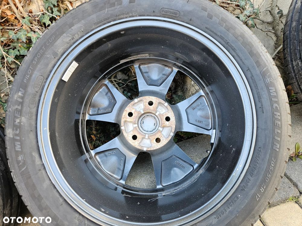 KOŁA FELGI ALUFELGI OPONY 17  6,5 J ET 45 205 50 17 NISSAN JUKE PULSAR QASHQAI N507015 KOMPLET - 16