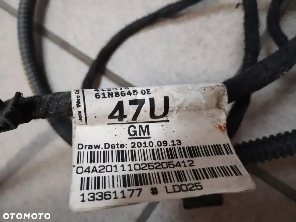 OPEL ZAFIRA C WIĄZKA CZUJNIKÓW PARKOWANIA 4 PDC HALOGENY 13361177 - 8