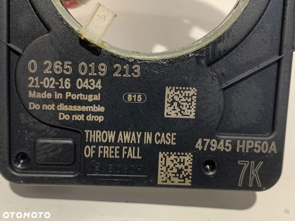 CZUJNIK KĄTA SKRĘTU - 424.00 PLN - NISSAN QASHQAI II SUV (J11, J11_) 2013 - 2022 1.3 DIG-T 103 kW - 4