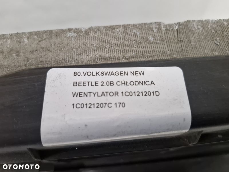 VOLKSWAGEN NE BEETLE 2.0B CHŁODNICA WENTYLATOR 1C0121201D 1C0121207C - 9