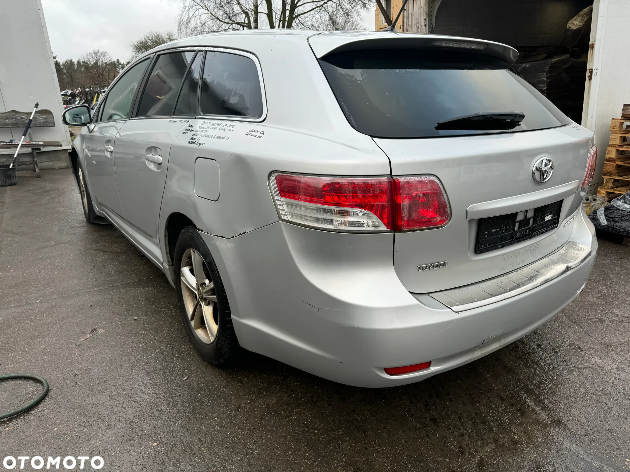 TOYOTA AVENSIS T27 2.0 DIESEL 126KM SREBRNY KOMBI 1F7 NA CZĘŚCI - 3