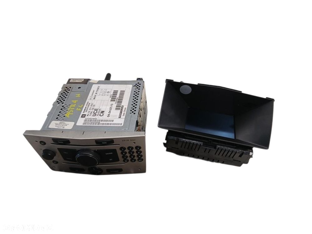 RADIO CD NAWIGACJA WYŚWIETLACZ OPEL ASTRA III H LIFT 13271253 ASTRA III - 1