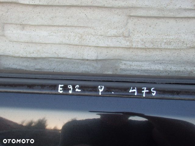 BMW E92 DRZWI PRAWY PRAWE  BLACKSAPPHIRE 475 RAF-AUTO CZESCI BMW - 3