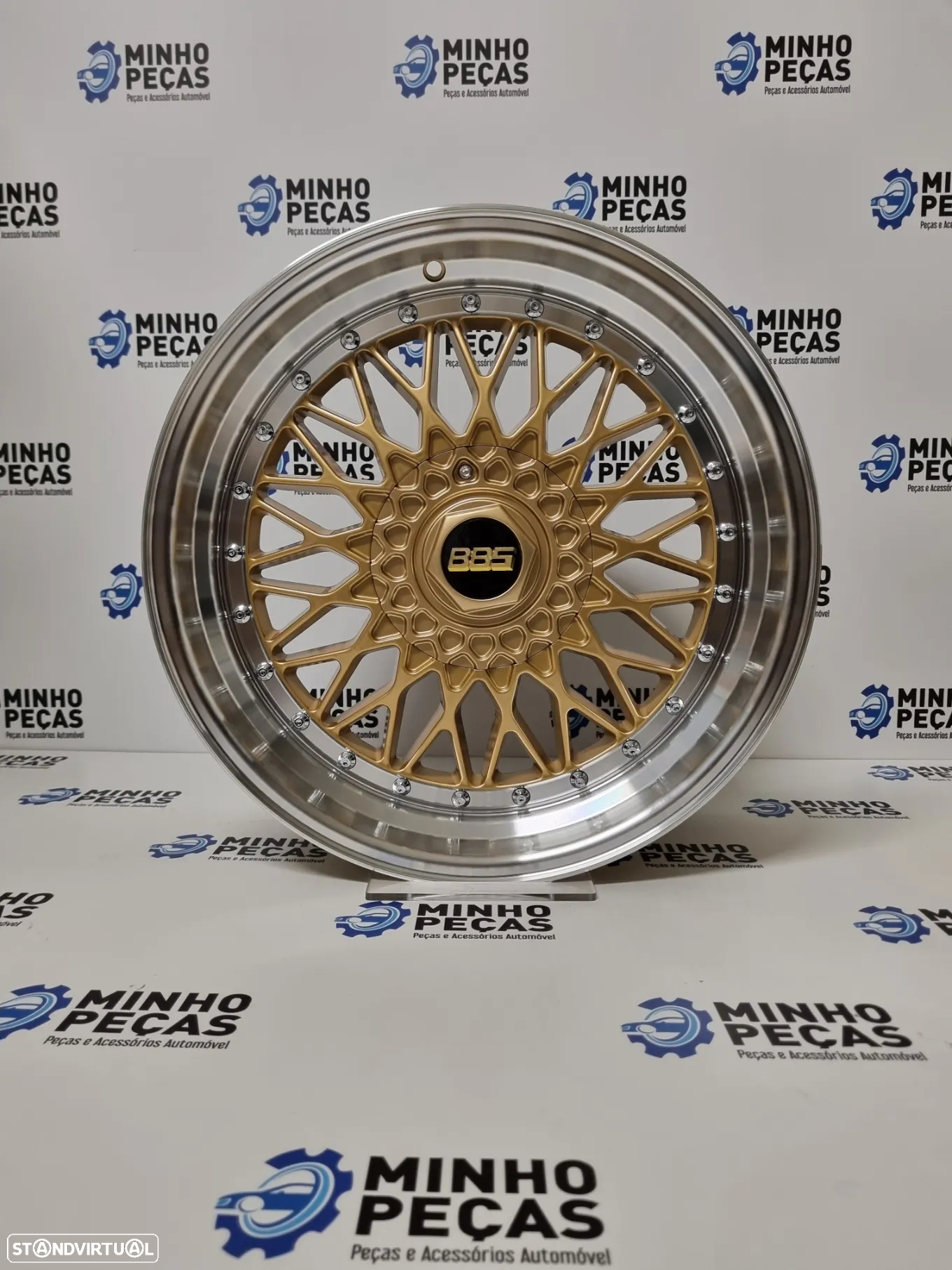 Jantes Look BBS RS em 18 (5x112 | 5x120) Gold Aba Polida - 8